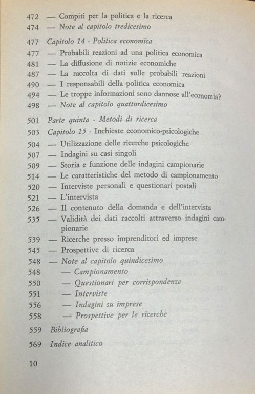 L'ANALISI PSICOLOGICA DEL COMPORTAMENTO ECONOMICO di George Katona 1964 Libro | Immagine Gallery 6