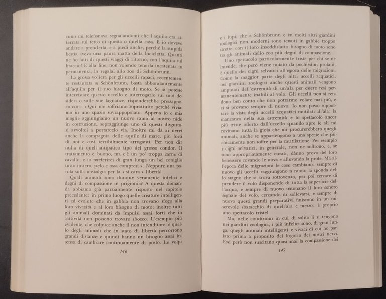 L’ANELLO DI RE SALOMONE di Konrad Lorenz 1973 Adelphi Libro …