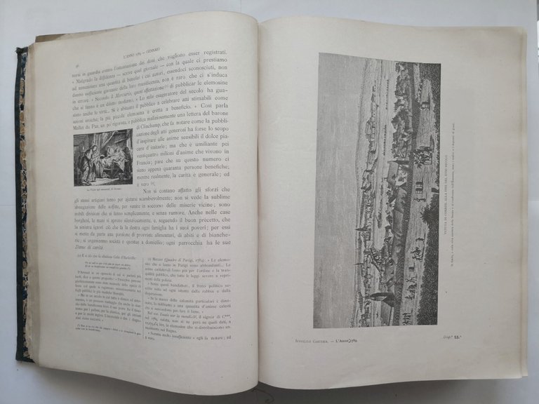 L'ANNO 1789 di Ippolito Gautier 1890 Sonzogno libro antico rivoluzione …