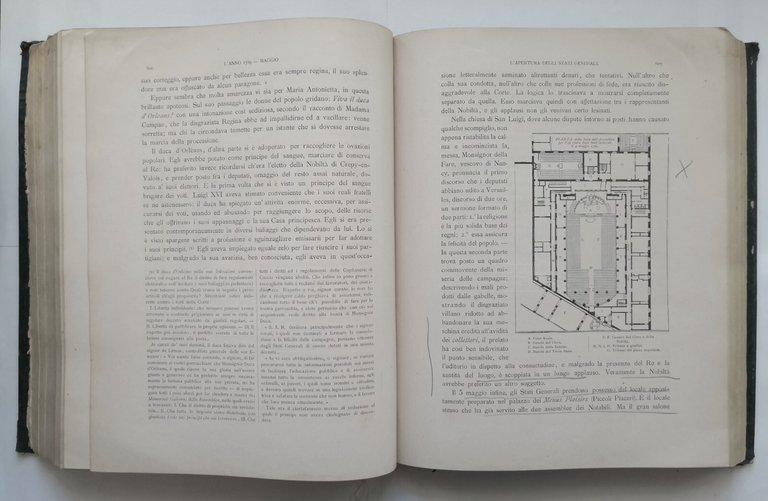 L'ANNO 1789 di Ippolito Gautier 1890 Sonzogno libro antico rivoluzione …