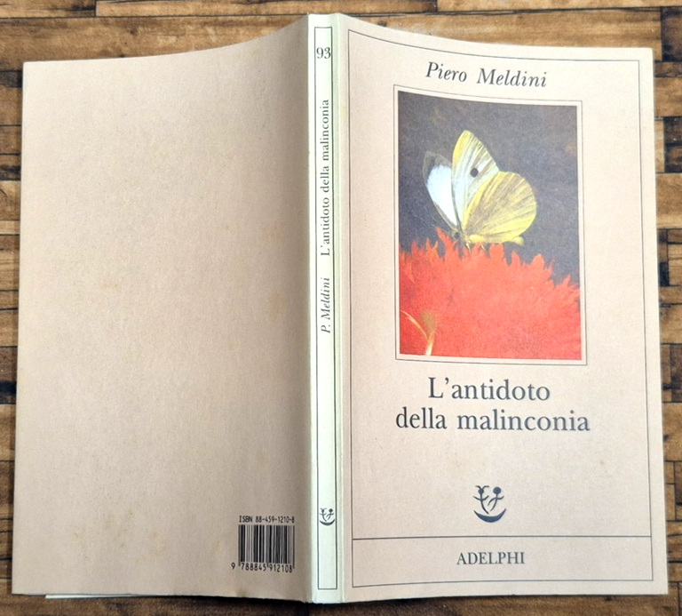 L'ANTIDOTO DELLA MALINCONIA di Piero Meldini 1996 Adelphi romanzo Libro | Immagine Gallery 3