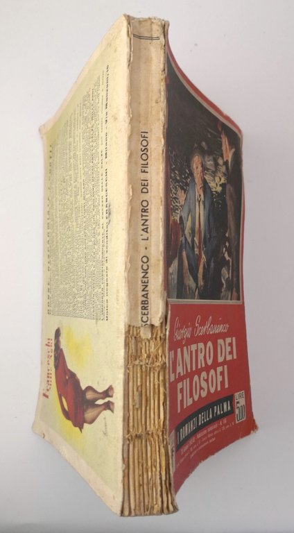 L'ANTRO DEI FILOSOFI di Giorgio Scerbanenco 1942 Mondadori Libro Romanzo …