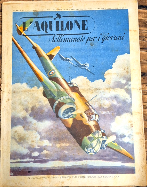 L'AQUILONE settimanale per giovani 1941 ANNATA completa 51 numeri aerei … | Immagine Gallery 13