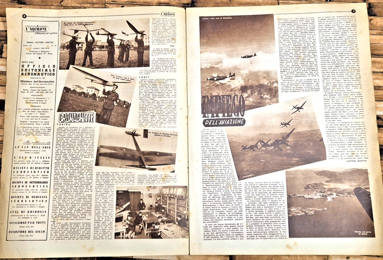 L'AQUILONE settimanale per giovani 1941 ANNATA completa 51 numeri aerei … | Immagine Gallery 15