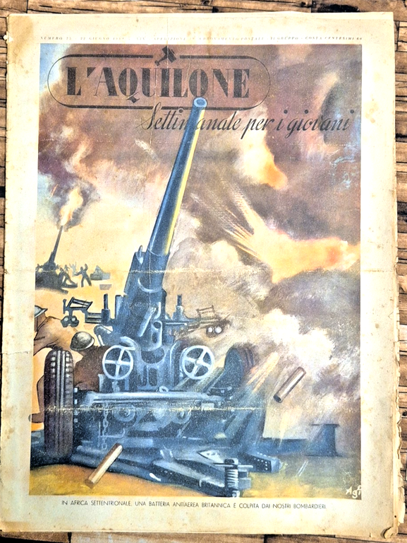 L'AQUILONE settimanale per giovani 1941 ANNATA completa 51 numeri aerei … | Immagine Gallery 17