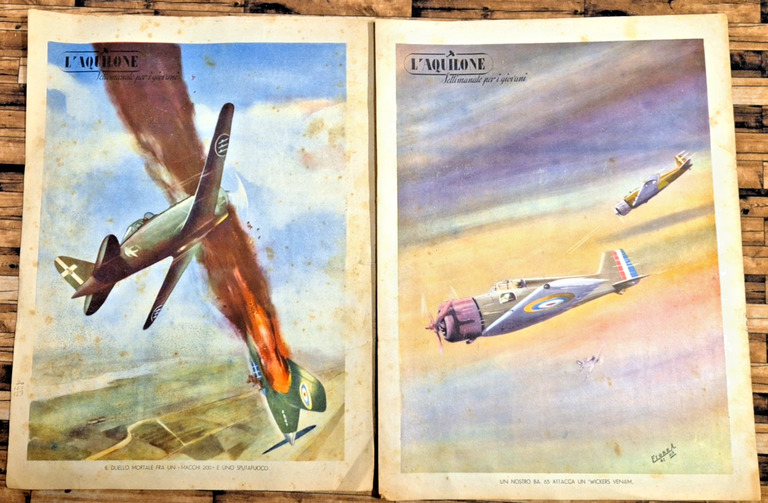L'AQUILONE settimanale per giovani 1941 ANNATA completa 51 numeri aerei … | Immagine Gallery 2