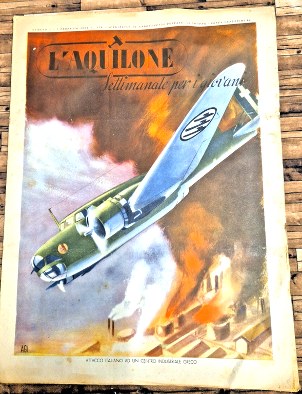 L'AQUILONE settimanale per giovani 1941 ANNATA completa 51 numeri aerei … | Immagine Gallery 4