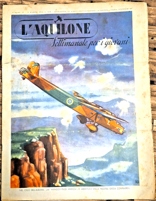 L'AQUILONE settimanale per giovani 1941 ANNATA completa 51 numeri aerei … | Immagine Gallery 7