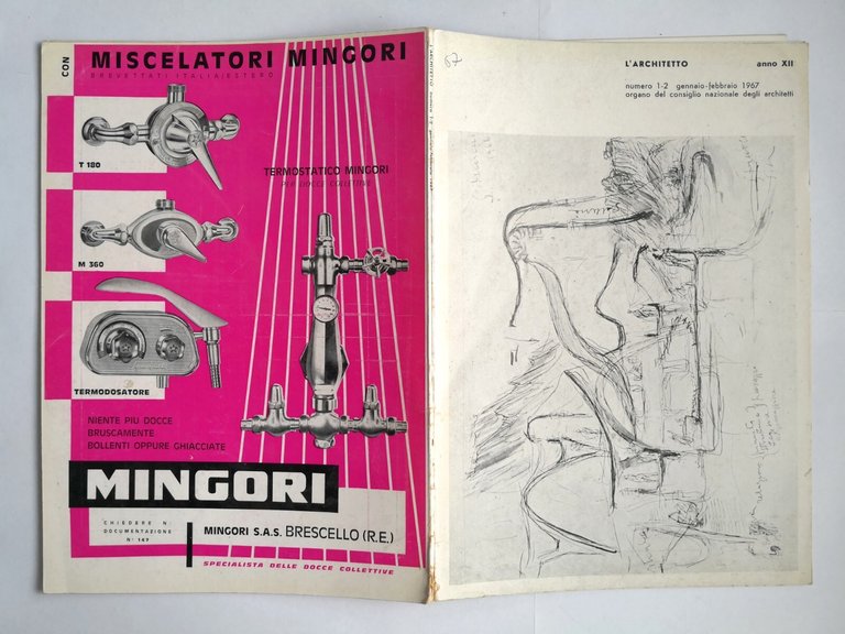 L'ARCHITETTO anno 12 Numero 1 - 2 1967 Rivista Consiglio …