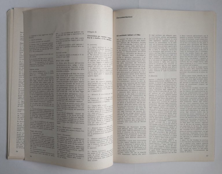 L'ARCHITETTO anno 13 Numero 11 - 12 1968 rivista Consiglio …