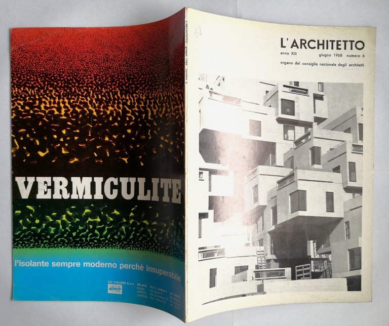 L'ARCHITETTO Anno 13 Numero 6 giugno 1968 Rivista Consiglio Nazionale …