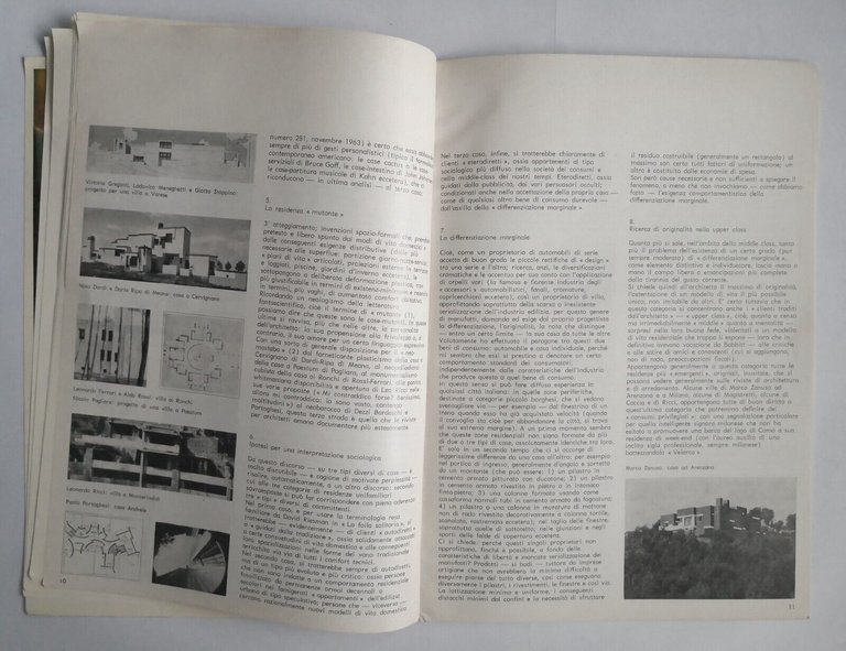 L'ARCHITETTO Numero 11 novem 1967 Rivista Organo Consiglio Nazionale Architetti