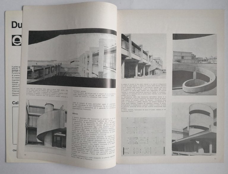 L'ARCHITETTO Numero 4 aprile 1968 Rivista Organo Consiglio Nazionale Architetti