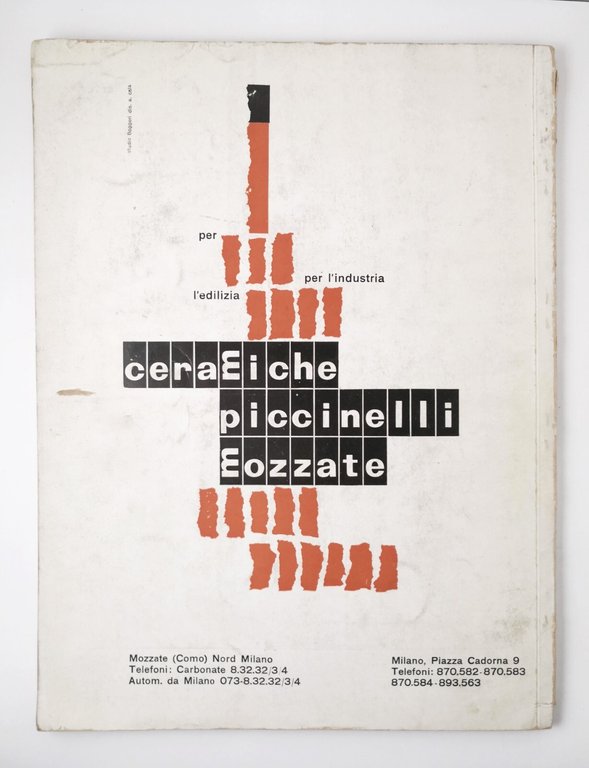 L'ARCHITETTURA CRONACHE E STORIA Numero 24 ottobre 1957 Etas Rivista …