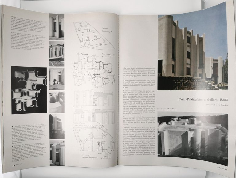 L'ARCHITETTURA CRONACHE STORIA 159 gennaio 1969 Etas Kompass Rivista Bruno …