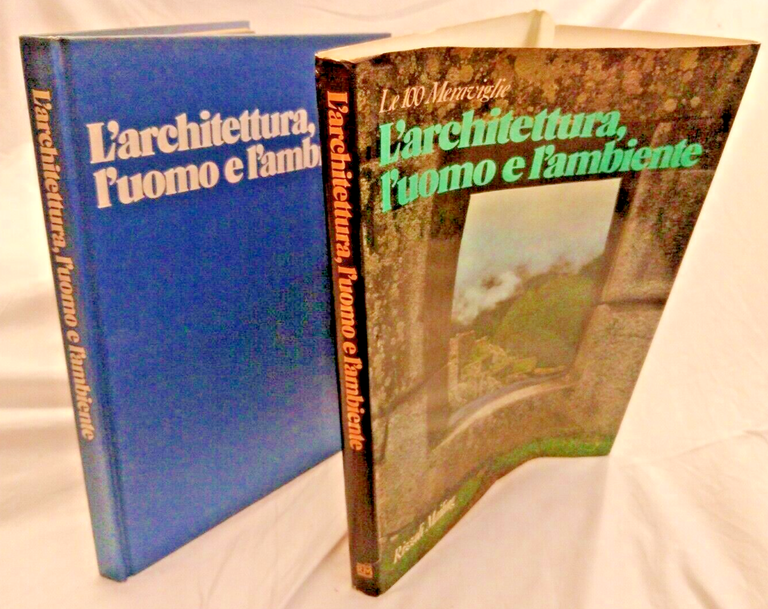 L'ARCHITETTURA UOMO E AMBIENTE 1978 Rizzoli Mailing libro arte meraviglie