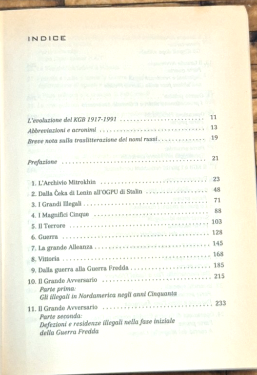 L'ARCHIVIO MITROKHIN di Christopher Andrew 1999 Rizzoli KGB Libro Vasilij | Immagine Gallery 6