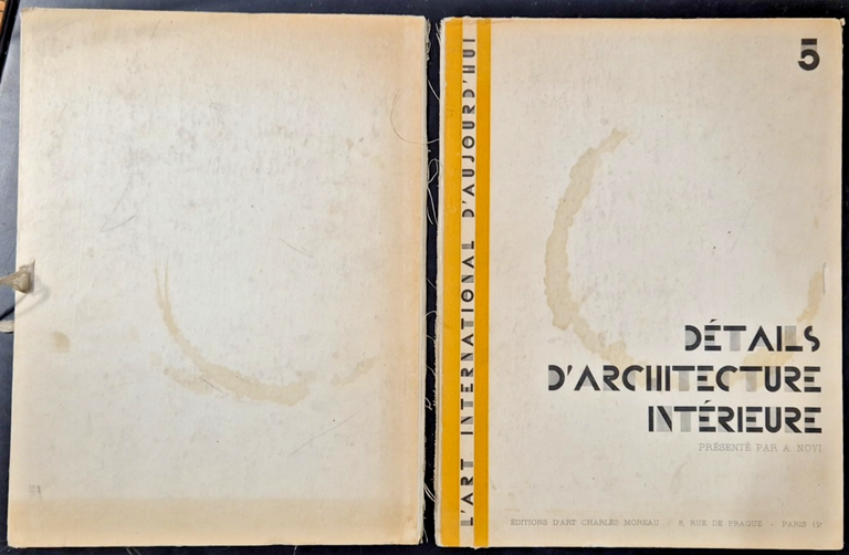 L'ART INTERNATIONAL D'AUJOURD'HUI di Novi Details architecture interieure Libro