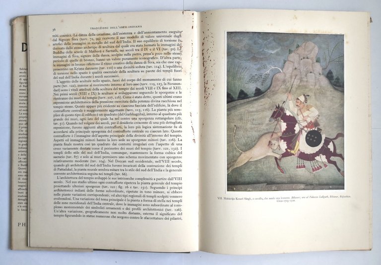 L'ARTE DELL'INDIA di Stella Kramrisch 1957 Phaidon Press Sansoni Libro …