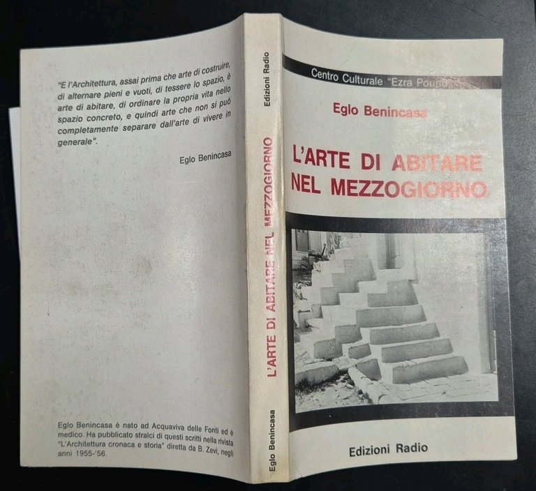 L'ARTE DI ABITARE NEL MEZZOGIORNO di Eglo Benincasa 1991 Edizioni …