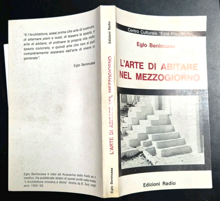 L'ARTE DI ABITARE NEL MEZZOGIORNO di Eglo Benincasa 1991 Edizioni …
