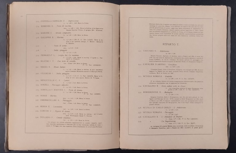 L'ARTE GLORIOSA PER I FIGLI DEGLI OSCURI EROI Catalogo 1920 …