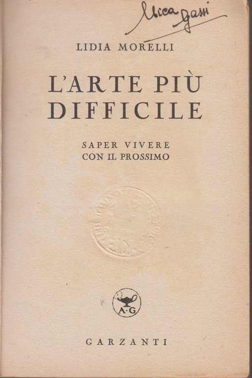 L'ARTE PIÙ DIFFICILE Saper Vivere Con Il Prossimo di Lidia … | Immagine Gallery 3