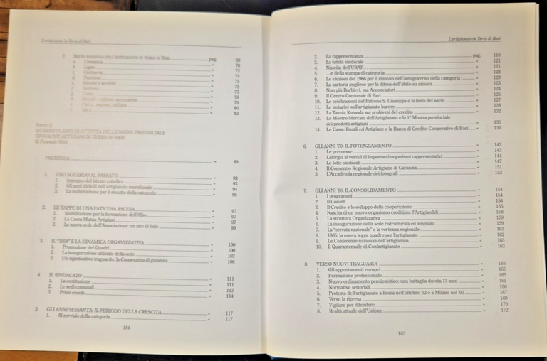 L'ARTIGIANATO IN TERRA DI BARI Vito Melchiorre e Pasquale Mele …