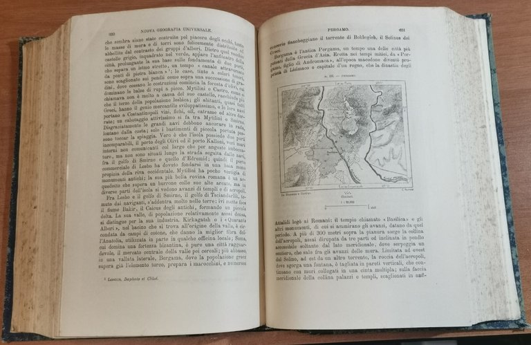L'ASIA ANTERIORE Arabia Turchia di Eliseo Reclus 1891 Libro Antico …