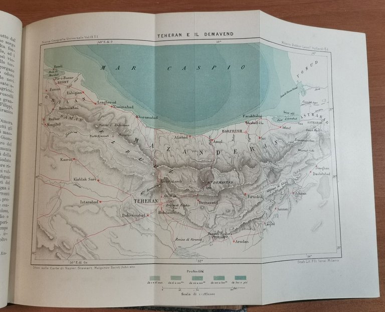 L'ASIA ANTERIORE Arabia Turchia di Eliseo Reclus 1891 Libro Antico …