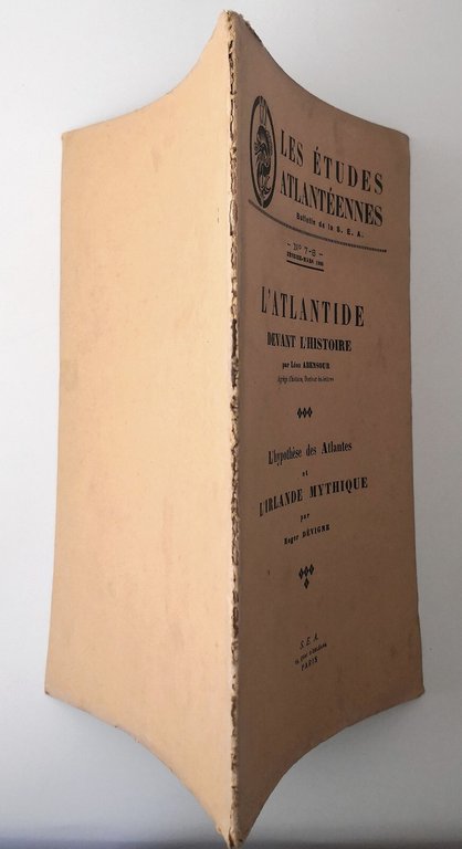 L'ATLANTIDE DEVANT L'HISTOIRE di Abensour L'IRLANDE MYTHIQUE Devigne 1928 Libro