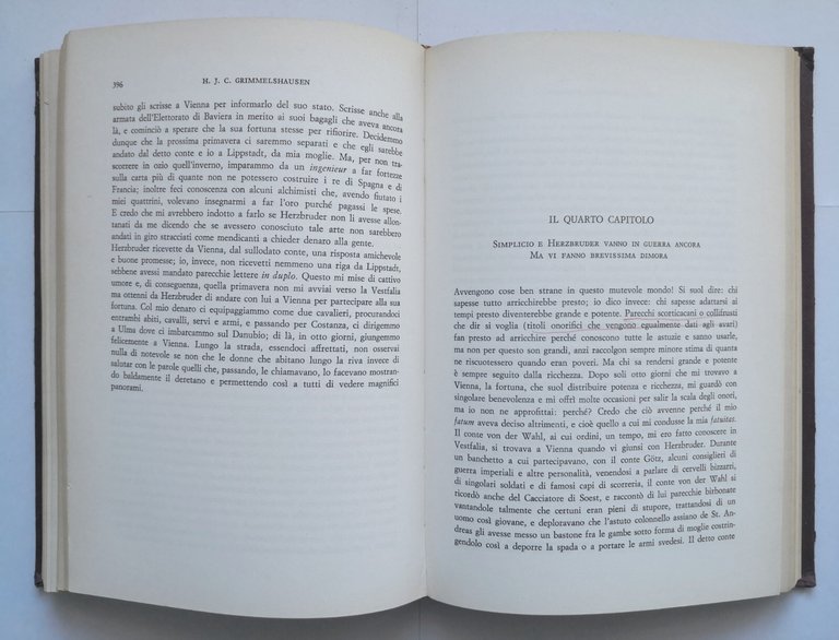 L'AVVENTUROSO SIMPLICISSIMUS di Grimmelshausen 1970 Club degli Editori Libro