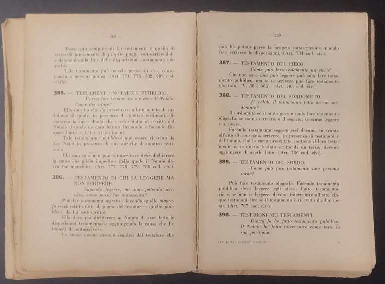 L'AVVOCATO DICE CHE MILLE PARERI PRATICI LEGALI di Luigi Re …
