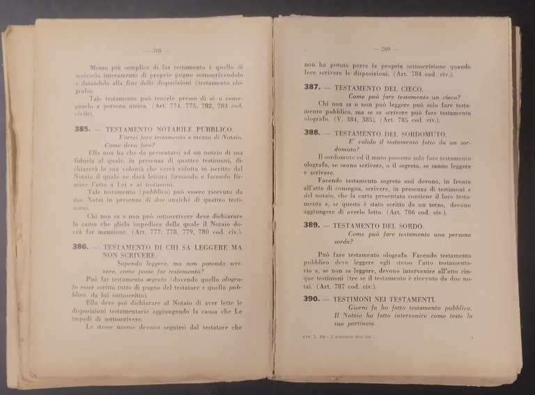 L'AVVOCATO DICE CHE MILLE PARERI PRATICI LEGALI di Luigi Re …