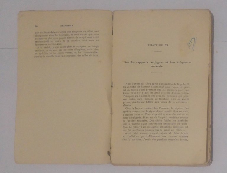 L'EDUCATION SEXUELLE di Jean Marestan 1910 editions de generation consciente