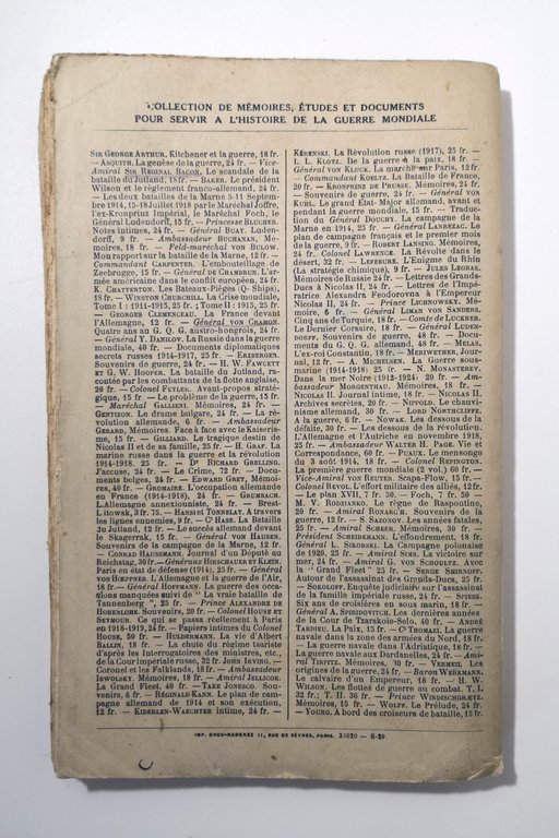 L'EMDEN di Francois Joseph De Hohenzollern 1929 Payot LIbro I …