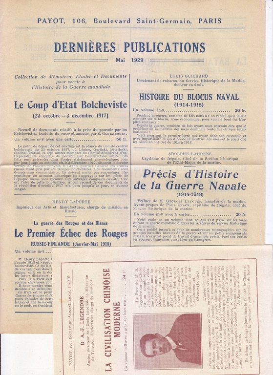 L'EMDEN di Francois Joseph De Hohenzollern 1929 Payot LIbro I …