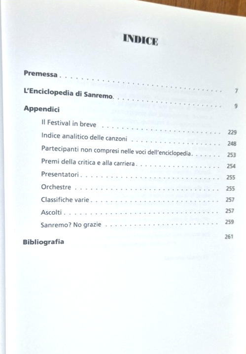 L'ENCICLOPEDIA DI SANREMO Marcello Giannotti 2005 Gremese Libro 55 anni …