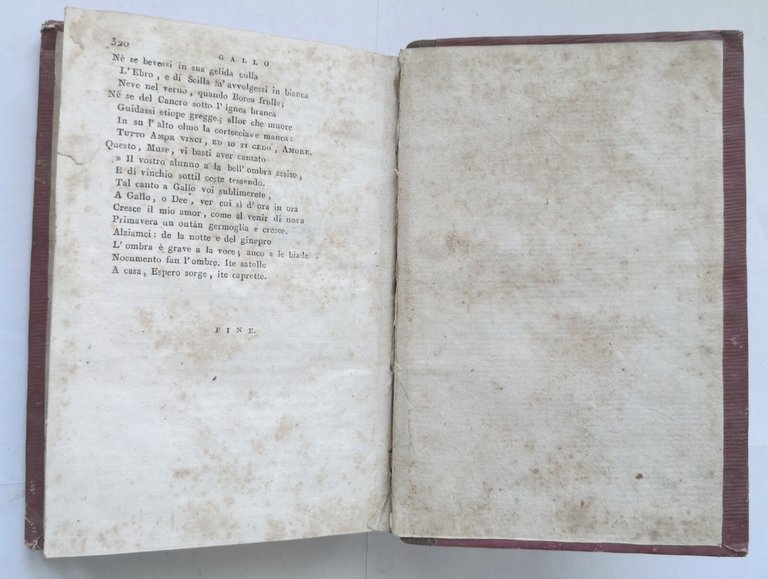 L'ENEIDE DI VIRGILIO Annibal Caro volume 2 1826 Stamperia Francese …