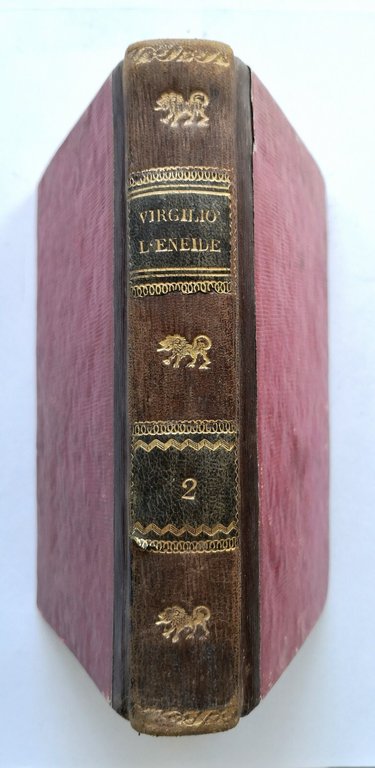 L'ENEIDE DI VIRGILIO Annibal Caro volume 2 1826 Stamperia Francese …
