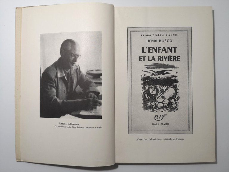 L'ENFANT ET LA RIVIERE di Henri Bosco 1962 Società Editrice …