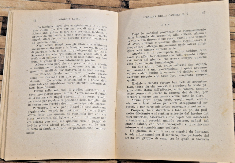 L'ENIGMA DELLA CAMERA N 7 di G Lussi 1945 Nerbini … | Immagine Gallery 3