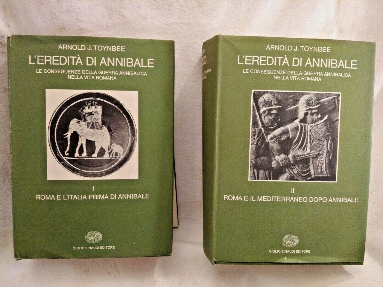 L'EREDITÀ DI ANNIBALE Arnold J Toynbee 1981 Einaudi due volumi …