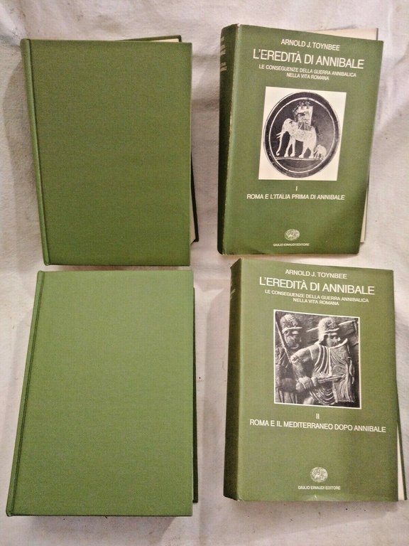 L'EREDITÀ DI ANNIBALE Arnold J Toynbee 1981 Einaudi due volumi …