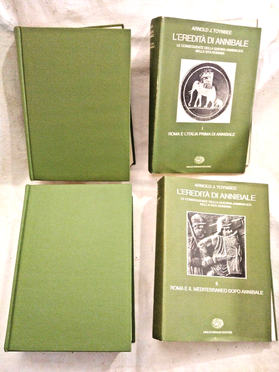 L'EREDITÀ DI ANNIBALE Arnold J Toynbee 1981 Einaudi due volumi …