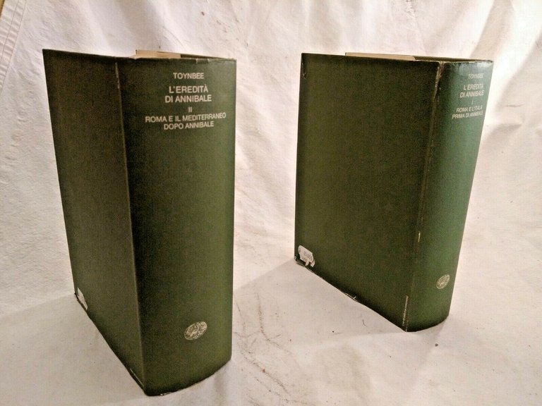 L'EREDITÀ DI ANNIBALE Arnold J Toynbee 1981 Einaudi due volumi …