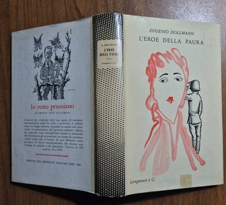 L'EROE DELLA PAURA di Eugenio Dolmann 1955 Longanesi Libro II …