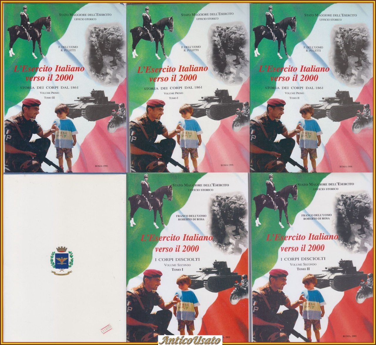 L'ESERCITO ITALIANO VERSO IL 2000 Opera Completa 6 volumi Puletti …
