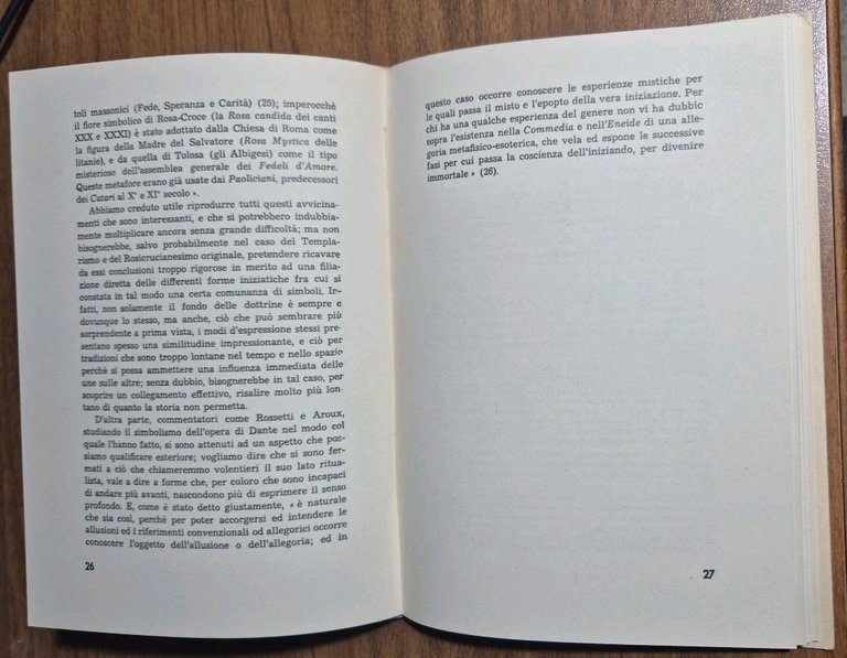 L'ESOTERISMO DI DANTE Renè Guenon 1971 Editrice Atanor libro studi …