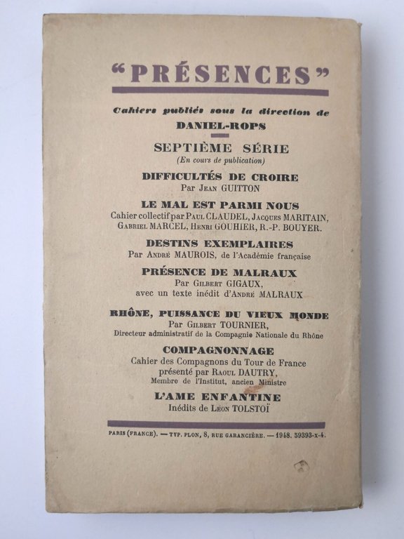 L'ESSENCE DU THEATRE di Henri Gouhier 1948 Librairie Plon Libro …